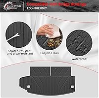 Vista 8 de Alfombrillas Compatibles con Dodge Durango 2016-2025 2026 de 6 Asientos, Alfombrilla de Carga, Protector para Asiento Trasero, Forro para Maletero