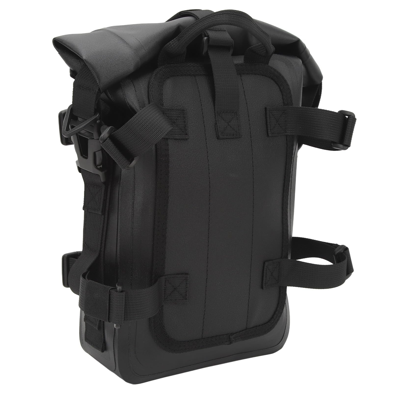 SUNGOOYUE Bolsa para Barra de Choque para Motocicleta, 4L, Impermeable, de Liberación Rápida, Universal, de Poliéster, TPU, para Motocicleta, Bolsa Lateral para Viajes (Negro)
