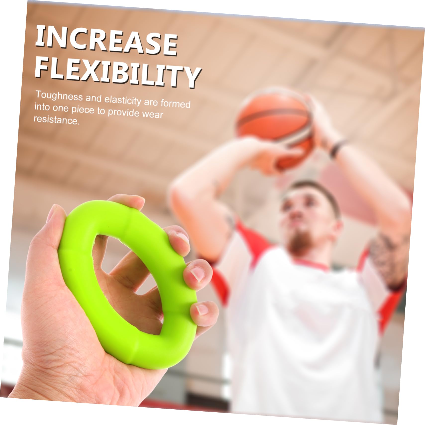 4pezzi Anelli Per Allenamento Grip Strumento Di Fitness Per Rafforzare Dita e Avambracci Portatile e Leggero Per Allenamento Muscolare e Rilascio Dello Stress