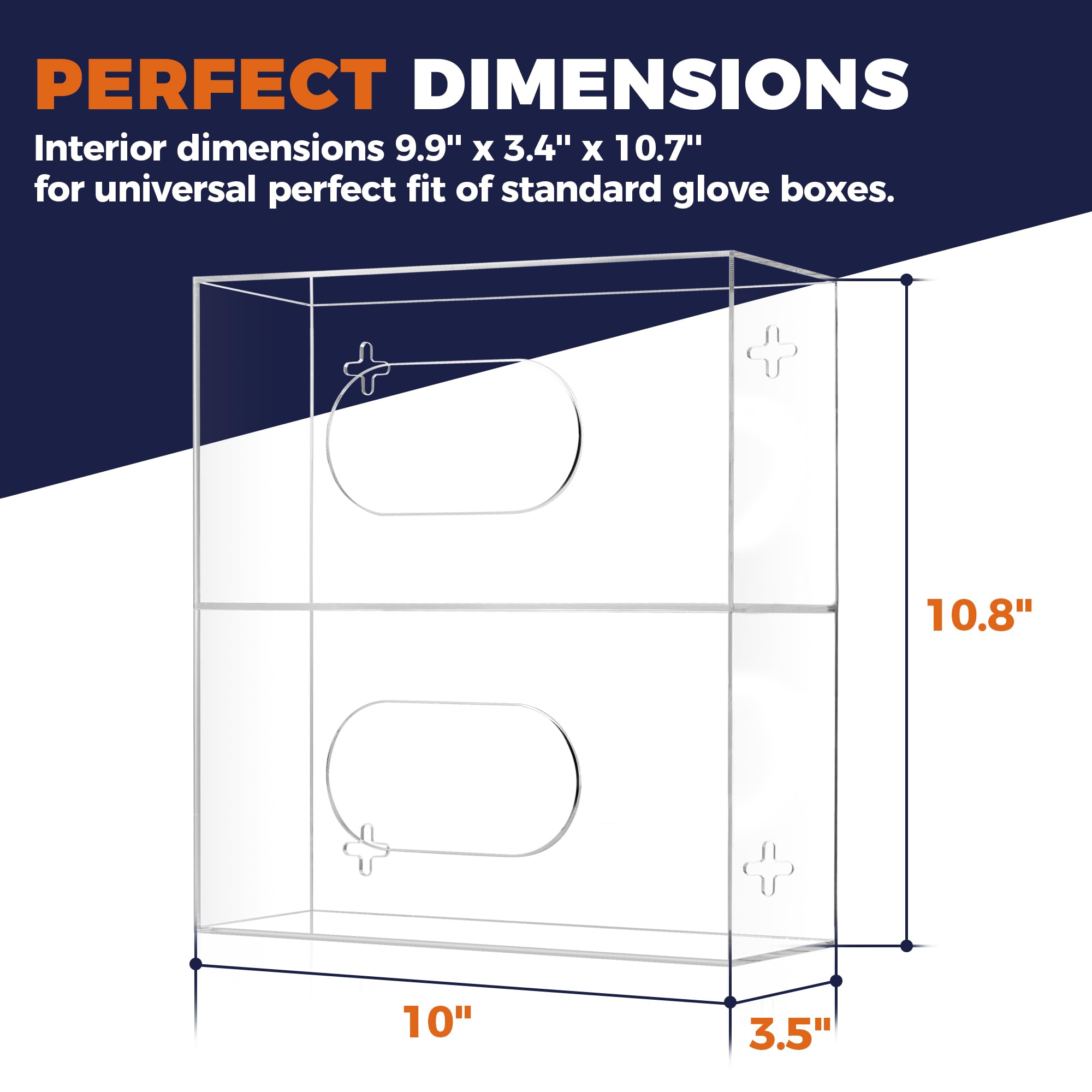 Soporte doble para guantera, dispensador de guantes de montaje en pared, soporte desechable para guantes médicos, soporte multiusos para guantes de cocina, incluye accesorios para colgar