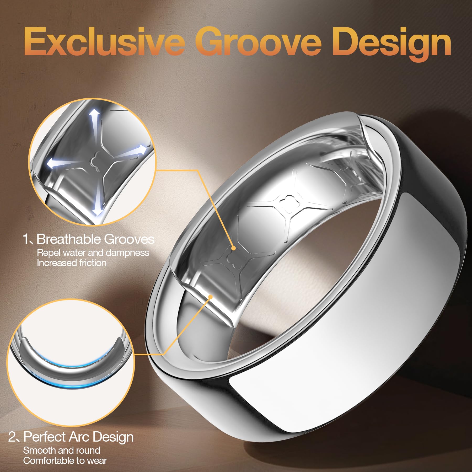 Amazon.co.jp: SZJCLTD 6個パック リングサイズアジャスター Oura Ring 
