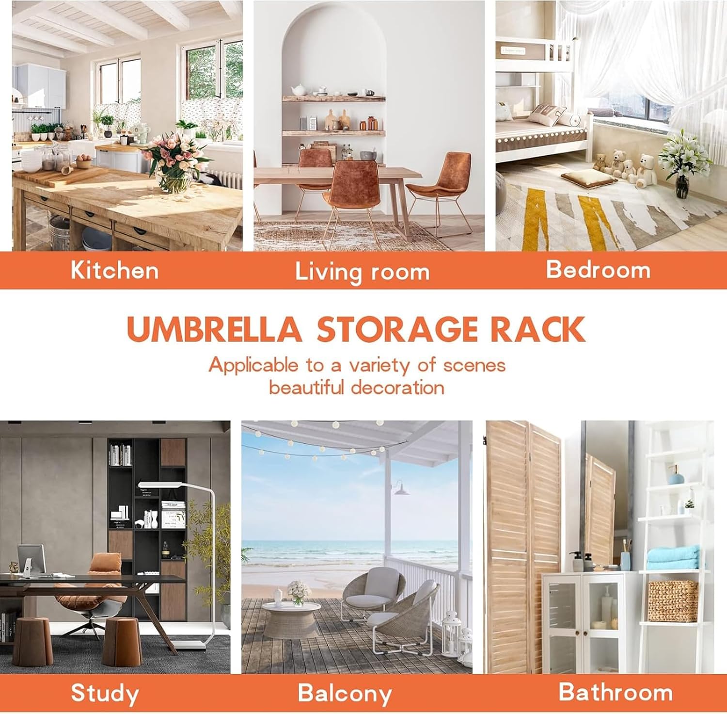 Umbrella Stand with Removable Drip Tray, Large-Capacity Free Standing Holder for Indoor Outdoor Use, Entryway Storage with 21 Slots and 24 Hooks