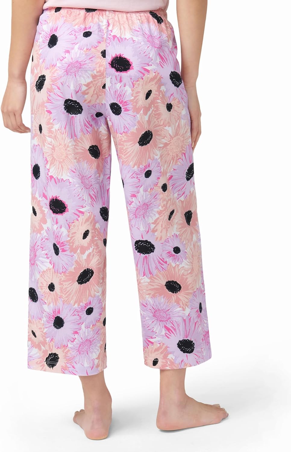 HUE Women's Summer Vacation Pajama Separates, Soft, Whimsical Print Pjs with Tropical Beach Themes, Flip Flops, Cocktails - Image 2