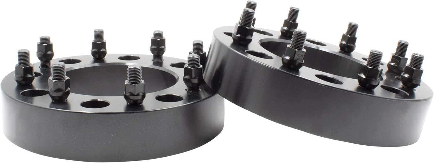 🔥 Wheel Accessories Parts Set of 2 Hub Centric Wheel Adapter Spacer 8x200 to 8x200 142mm Center Bore M14x1.50 Thread 2 Inch / 2 Thick. (Hubcentric only to The Vehicle) (2 Pc, 2, 8x200, 14x1.5, 142mm)