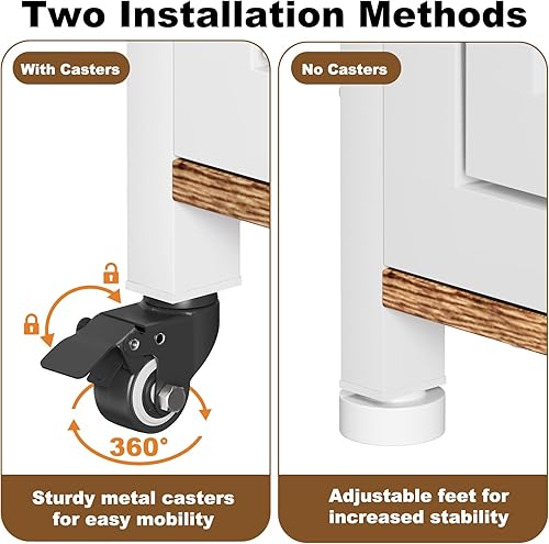 Vista 33 de EasyCom Perrera resistente para perros de interior con etiqueta de nombre, muebles de jaula de perro de 41 pulgadas para perros medianos, jaula