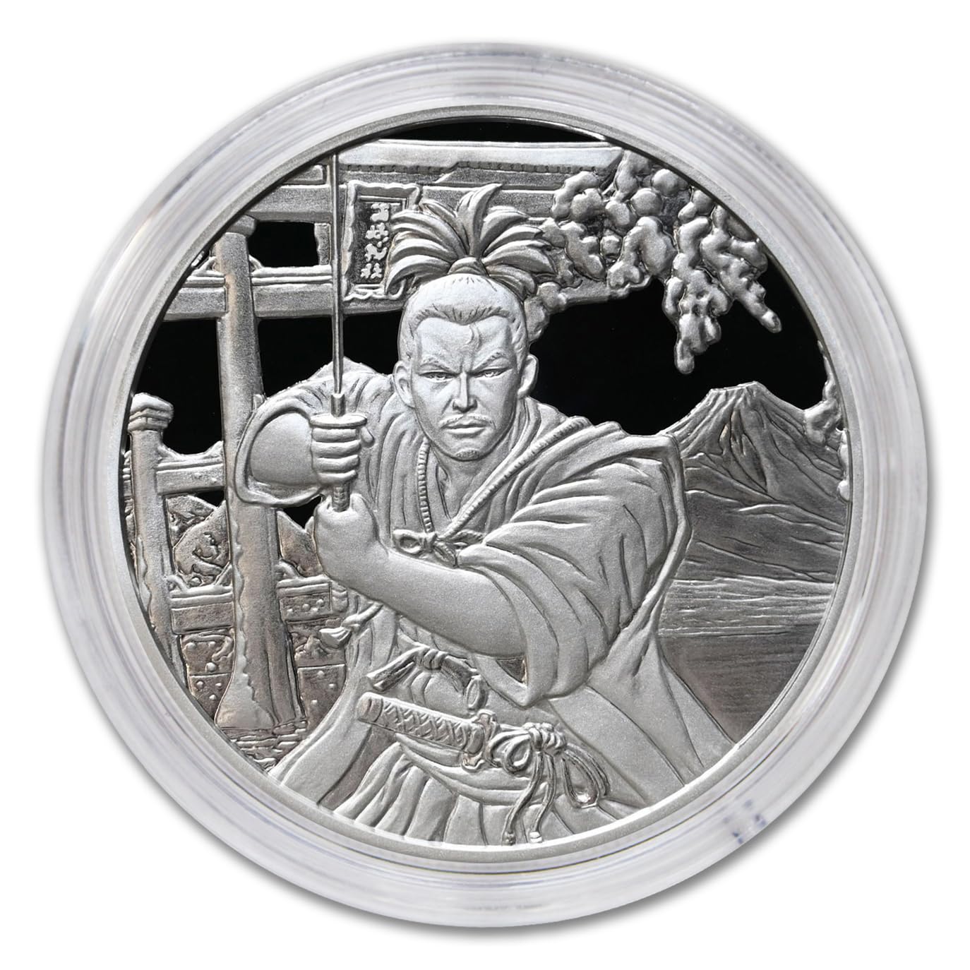 2022 フィジー 侍 古代戦士 カラー 1オンス 銀貨 coinsenka-shop_m3400