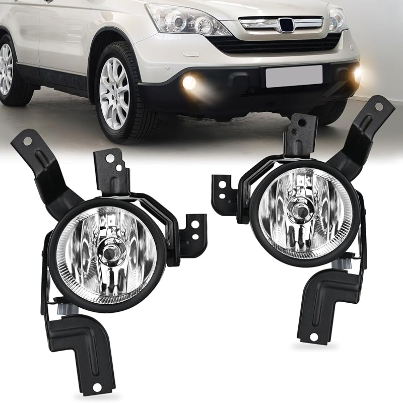 Faróis de neblina Nilight para Honda CR-V 2007 a 2009 EX, EX-L e LX – Par com lâmpadas H11