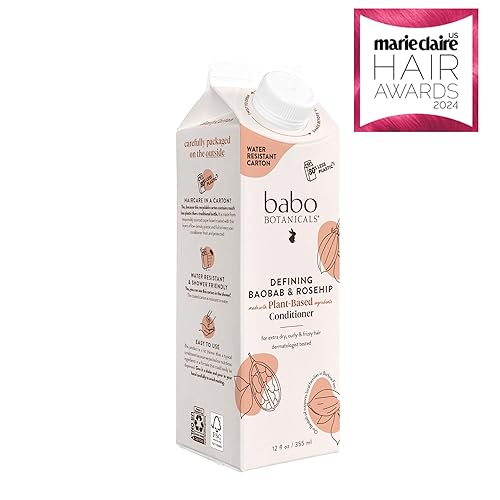 Miniatura 14 de Babo Botanicals Defining Baobab & Rosehip Shampoo + Bundle with Conditioner – For extra dry, curly hair – Smooth & Define – Passion Fruit Ferment