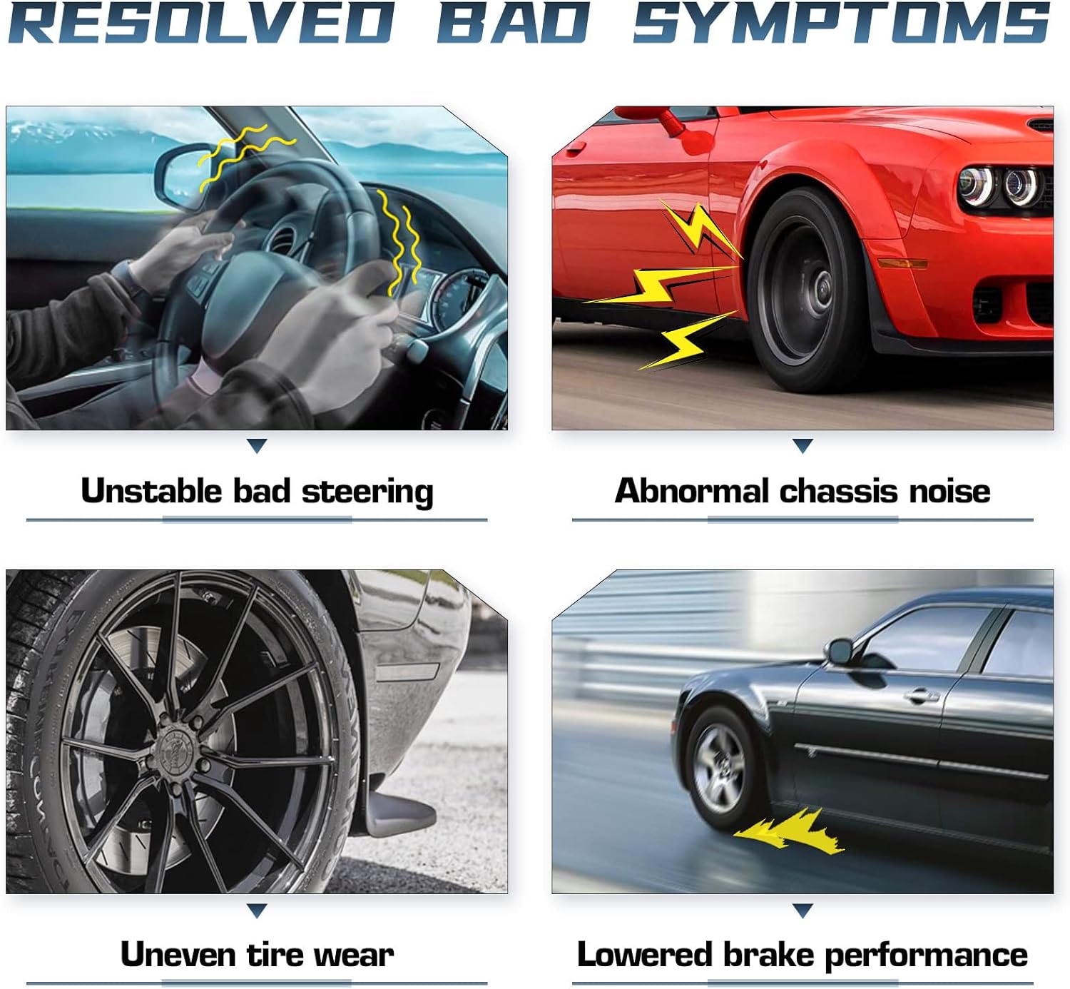 Front Lower Control Arm Support Brackets for Buick Rainier Chevrolet Trailblazer EXT GMC Envoy XL XUV Isuzu Ascender Oldsmobile Bravada Saab 9-7x 2005 2006 2007 Driver Passenger Side Suspension Kit