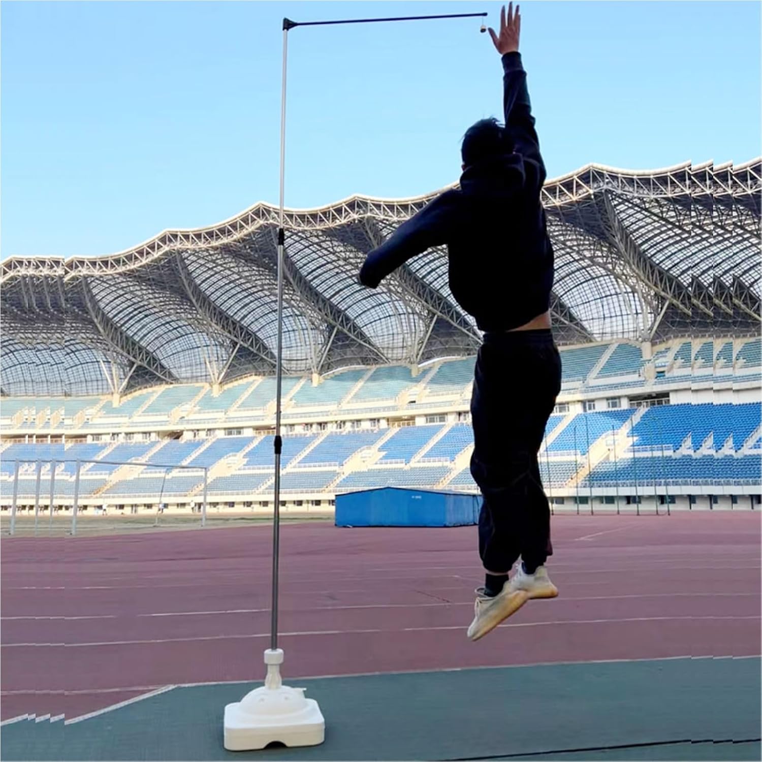 Floor-Standing Vertical Jump Tester,Adjustable Volleyball Training Vertical Jump Measuring Device,for Adult Teen Volleyball Basketball Jump Measurement