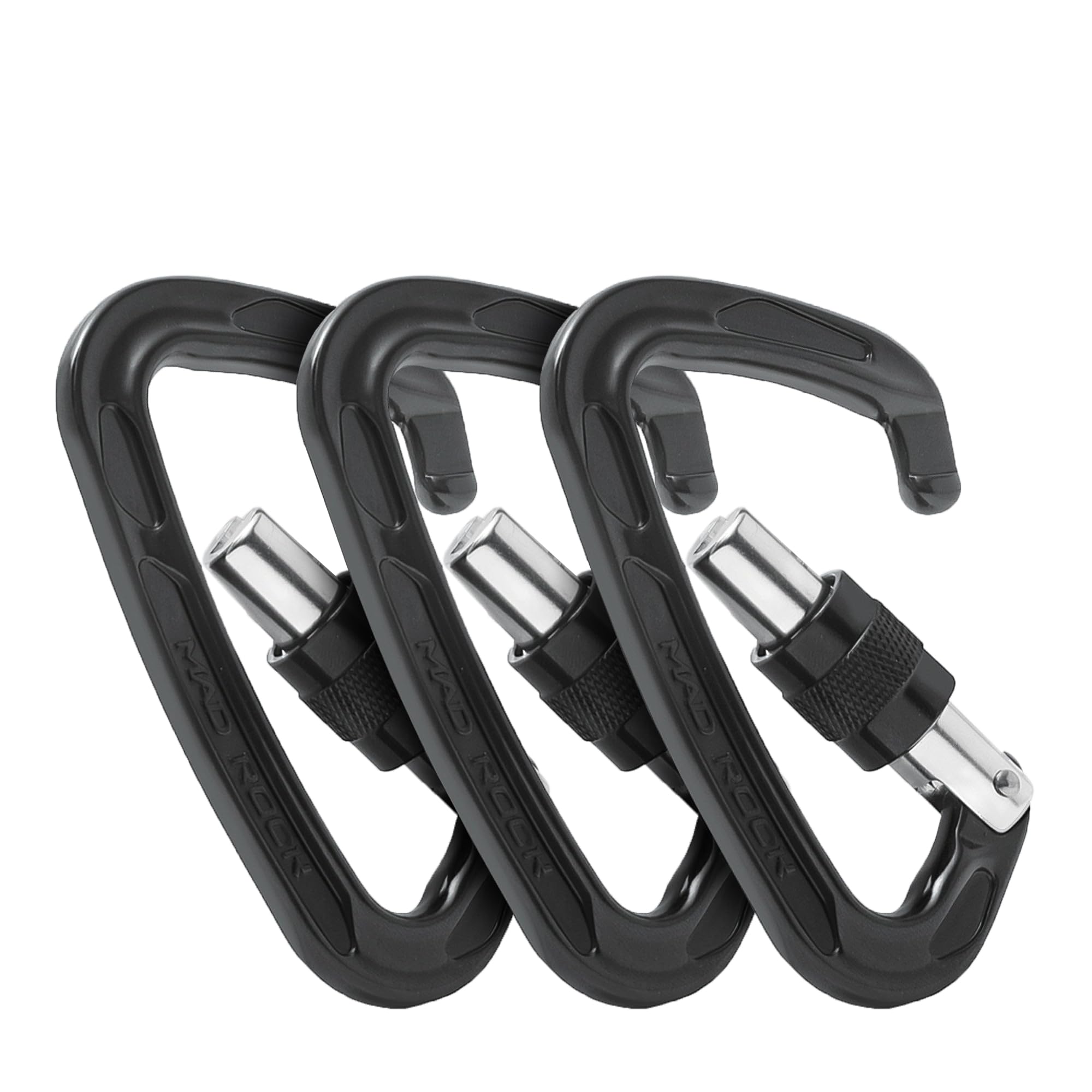 Mad RockSuper Tech Screw Gate Locking Carabiner (3-Pack)
