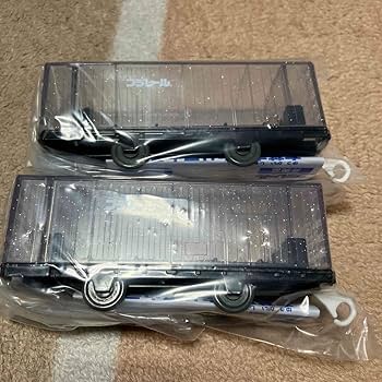 有蓋車・クリアカラー４個セット【プラレール】 Takara Tomy - プラレール トミカ 車載 有蓋車 クリアカラー