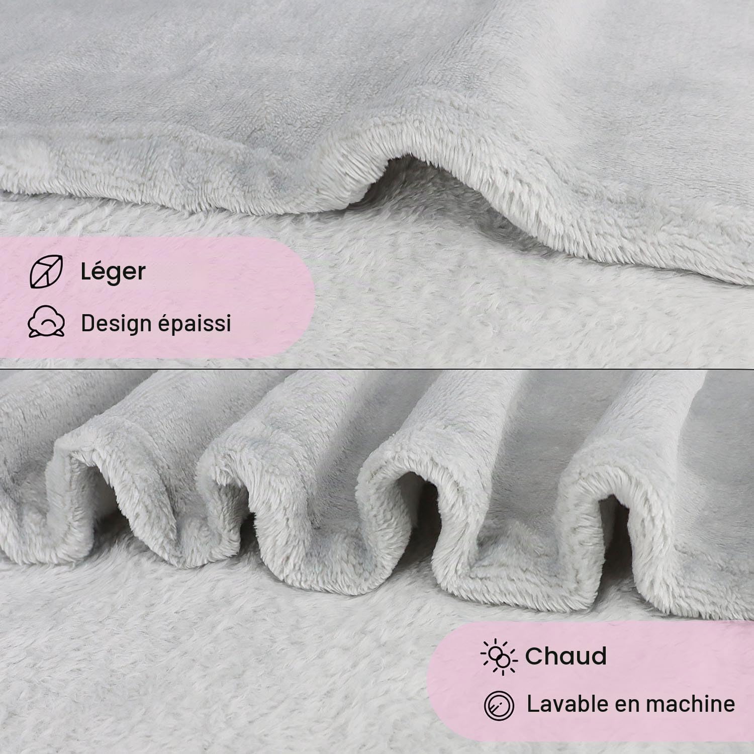 Couverture Sweat à Capuche Portable, Couverture avec Capuche en Polaire, Chaud Hiver Cadeau pour Femme Homme