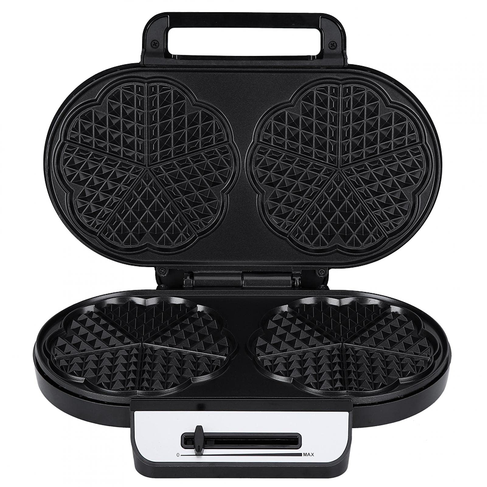 Waffle Maker, Kitchen Double‑Head Round Classic Non‑Stick Breakfast Sandwich Maker Small Multifunctional Electric Baking Pan Cake Waffle Maker Machine for Panini, Hash Browns, Biscuit Pizza (EU)-image-16