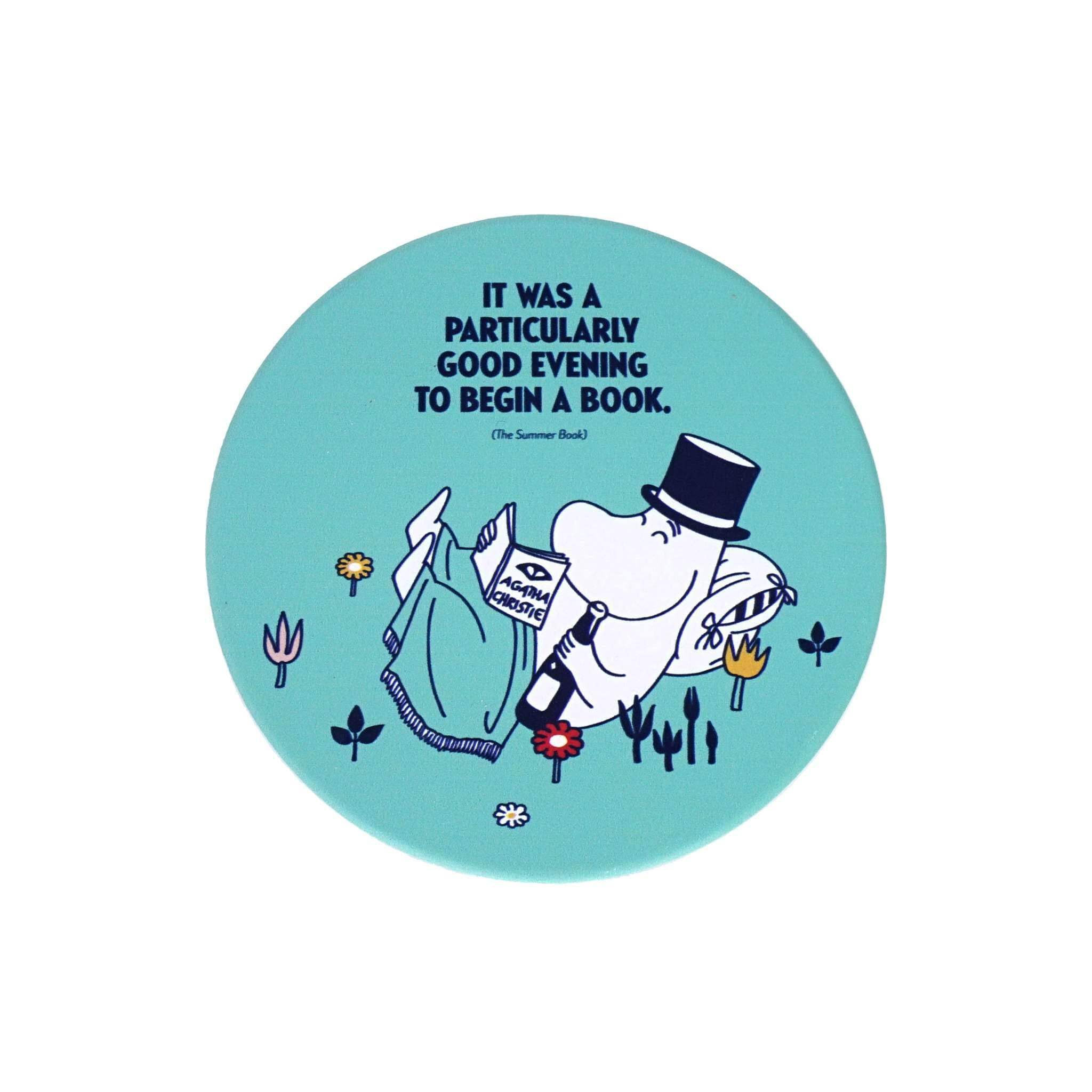 Coaster Single Ceramic - Moomin (Moominpappa) by HALF MOON BAY