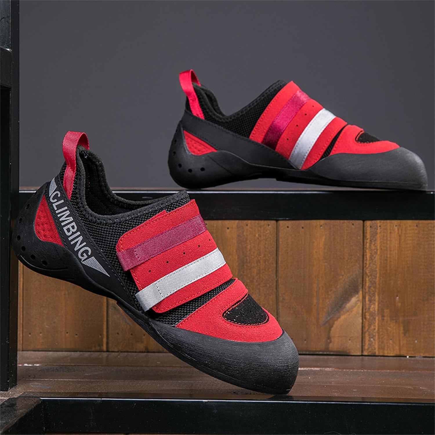 Women's Climbing Shoes Beginners Indoor Rock-Climbing Bouldering Training Shoes