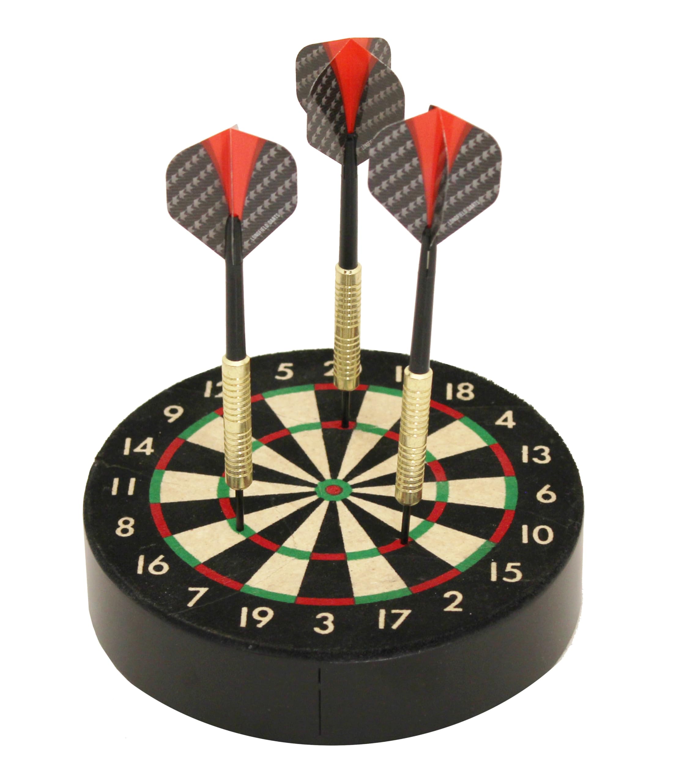 Engelhart - 062021 - Dartboard Holder - Dart Dock Target - Real Sisal Mini Board Ø 15 cm - Accessories for Dart Games