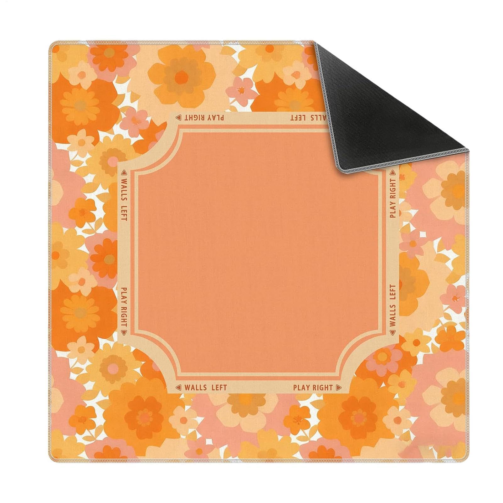 Tappeto 80 x 80 centimetri, antiscivolo e insonorizzante, motivo tropicale