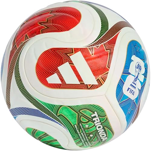 adidas World Cup 2026 Competition Ball - Inspired by la Ola Wave Design, Seamless Surface for Precision and Stability, FIFA Quality Pro