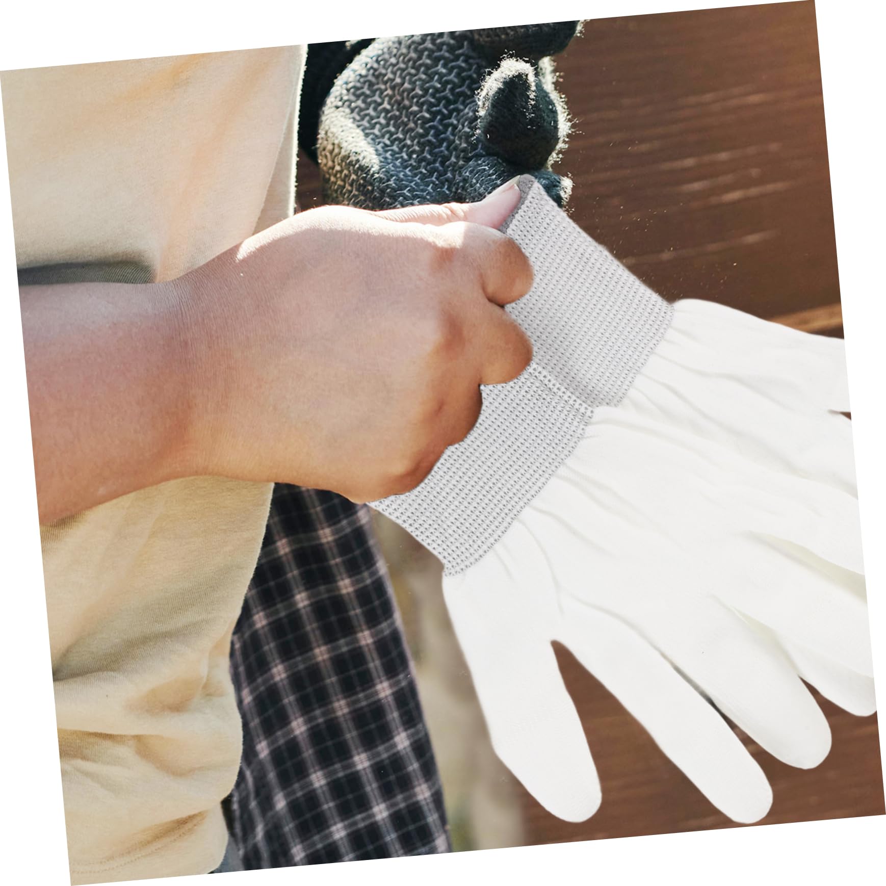 HAWILLOSCH Gloves in Bulk 12 Pairs of Men's Work Gloves Grip for Electronics Lab Construction Cleaning