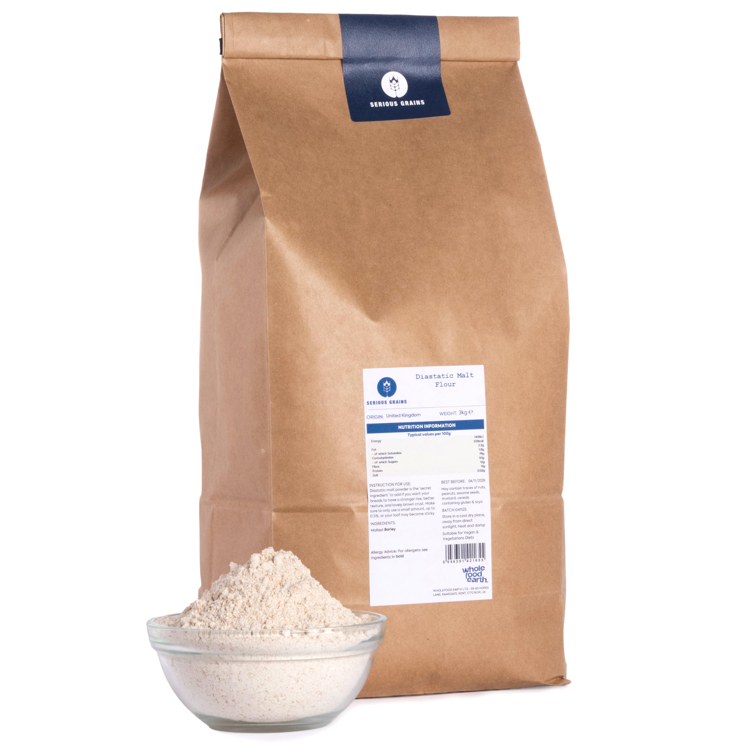 Diastatic Malt Flour - 3kg