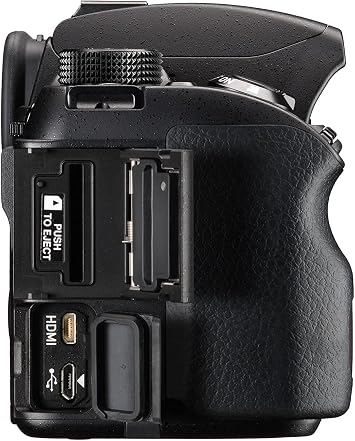 Pentax KF APS-C digital SLR camera body, dustproof weather-resistant vari-angle LCD monitor, black