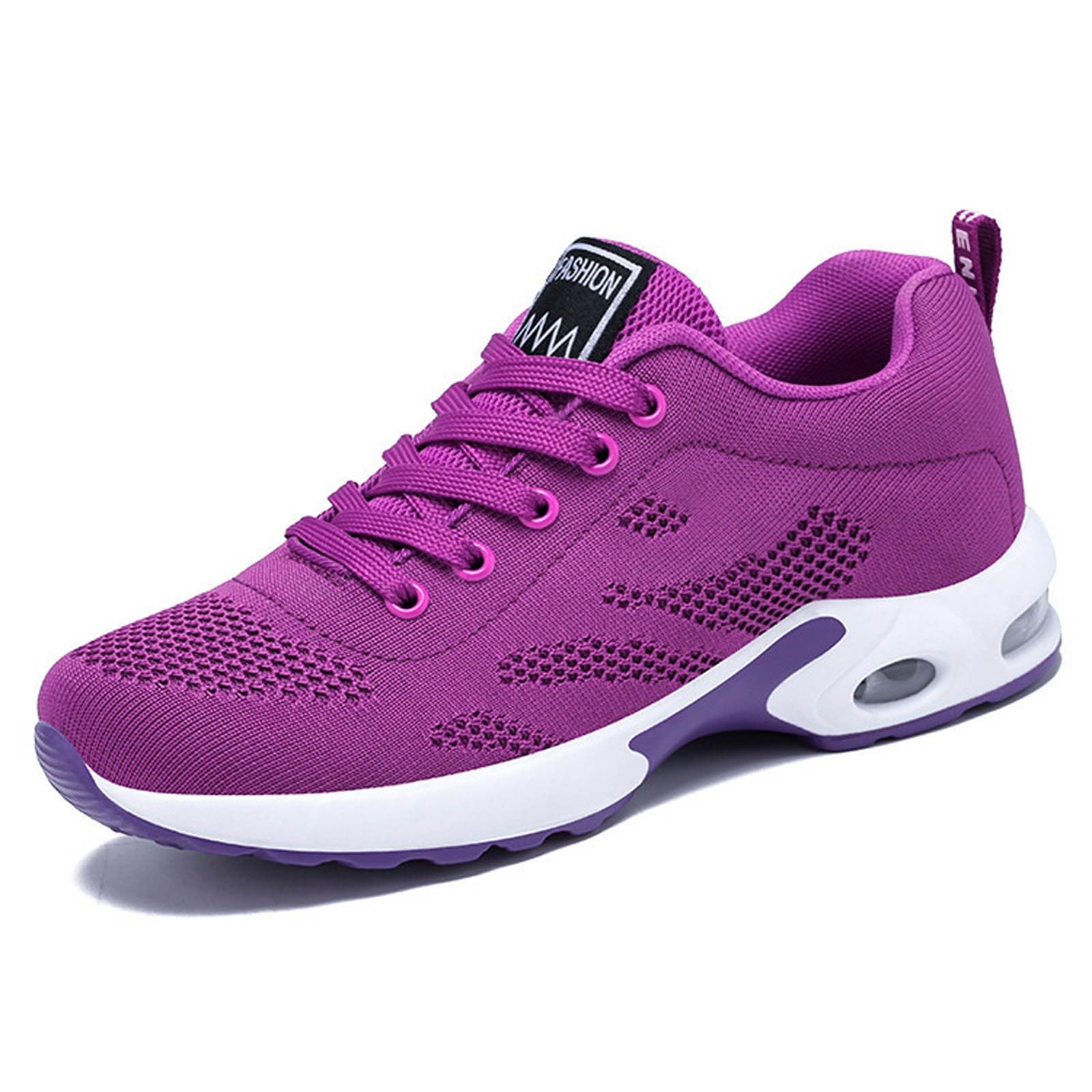Laufschuhe Damen Turnschuhe Luftpolster Sneaker Atmungsaktiv Sportschuhe Leicht Joggingschuhe rutschfest Straßenlaufschuhe Walkingschuhe Fitness Running Outdoor