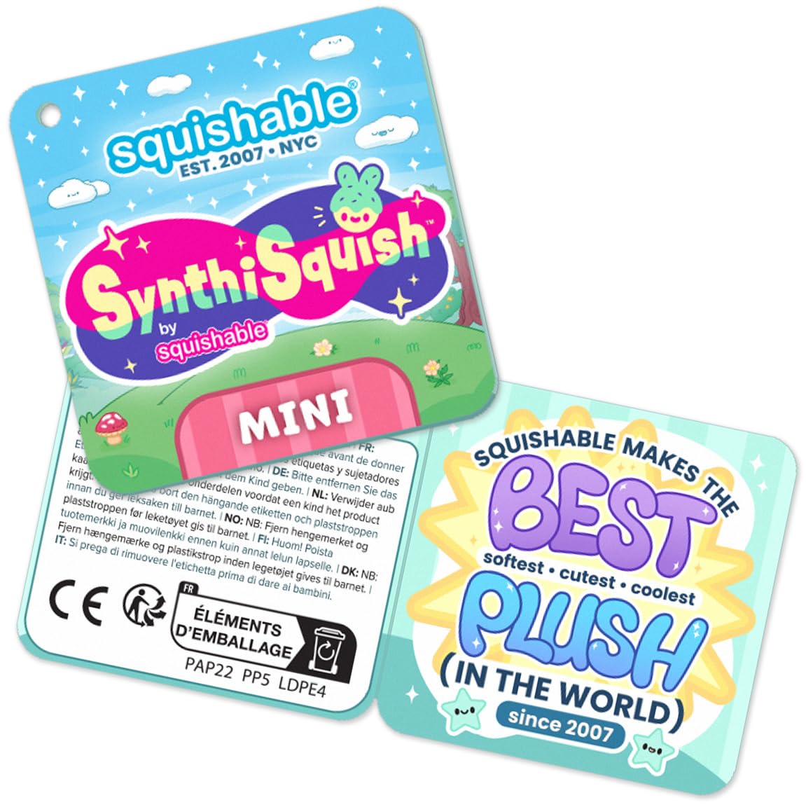 Squishable - Mini Bunana - SynthiSquish Collection - 12.5 in - Soft Toy Collectible Stuffed Animal
