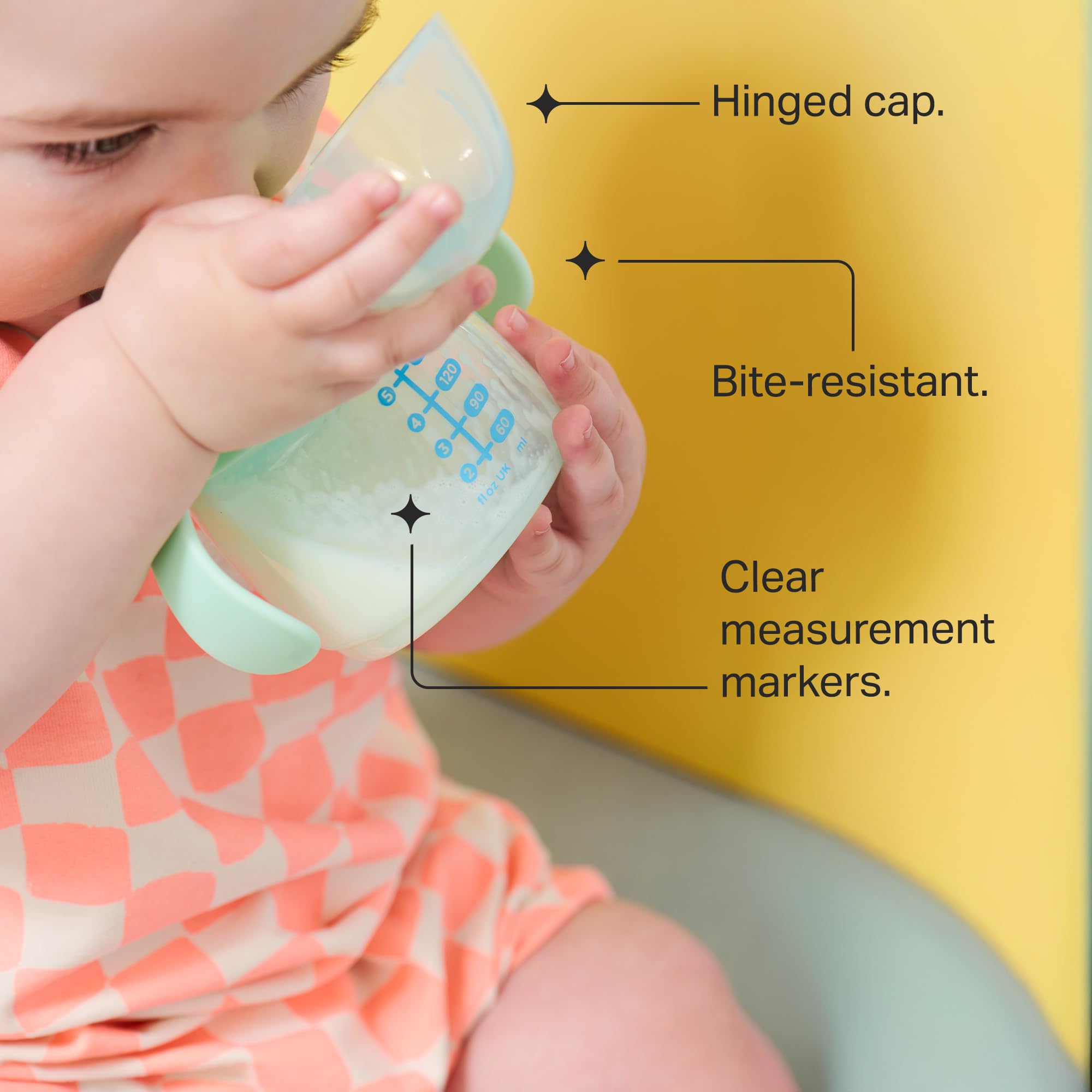 Tommee Tippee Transition Spout Cup, 150ml, Spill-Free Toddler Transition Cup for 4 Months+ - Image 4