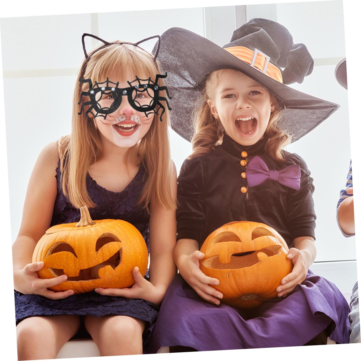 SOIMISS 28piezas Gafas Divertidas De Halloween Accesorios y Cómodos Aleatorios