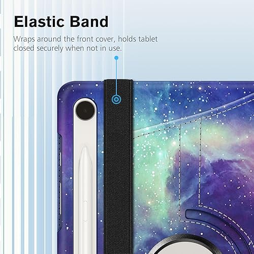 Vista 15 de Fintie Funda giratoria para Samsung Galaxy Tab S10 Lite/S10 FE/ S9 FE 5G 10.9 pulgadas/Tab S9 11 pulgadas con soporte para bolígrafo S, cubierta