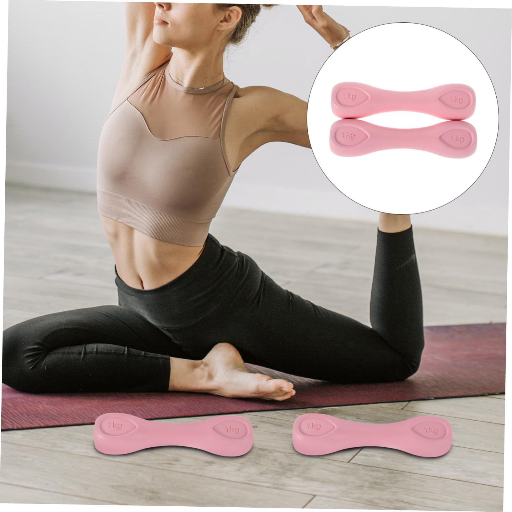 GALPADA 2pezzi Pesi Per Manubri Per Donne Pesi Per Mani Attrezzature Per Palestra Fitness Riabilitazione Del Sollevamento Casa