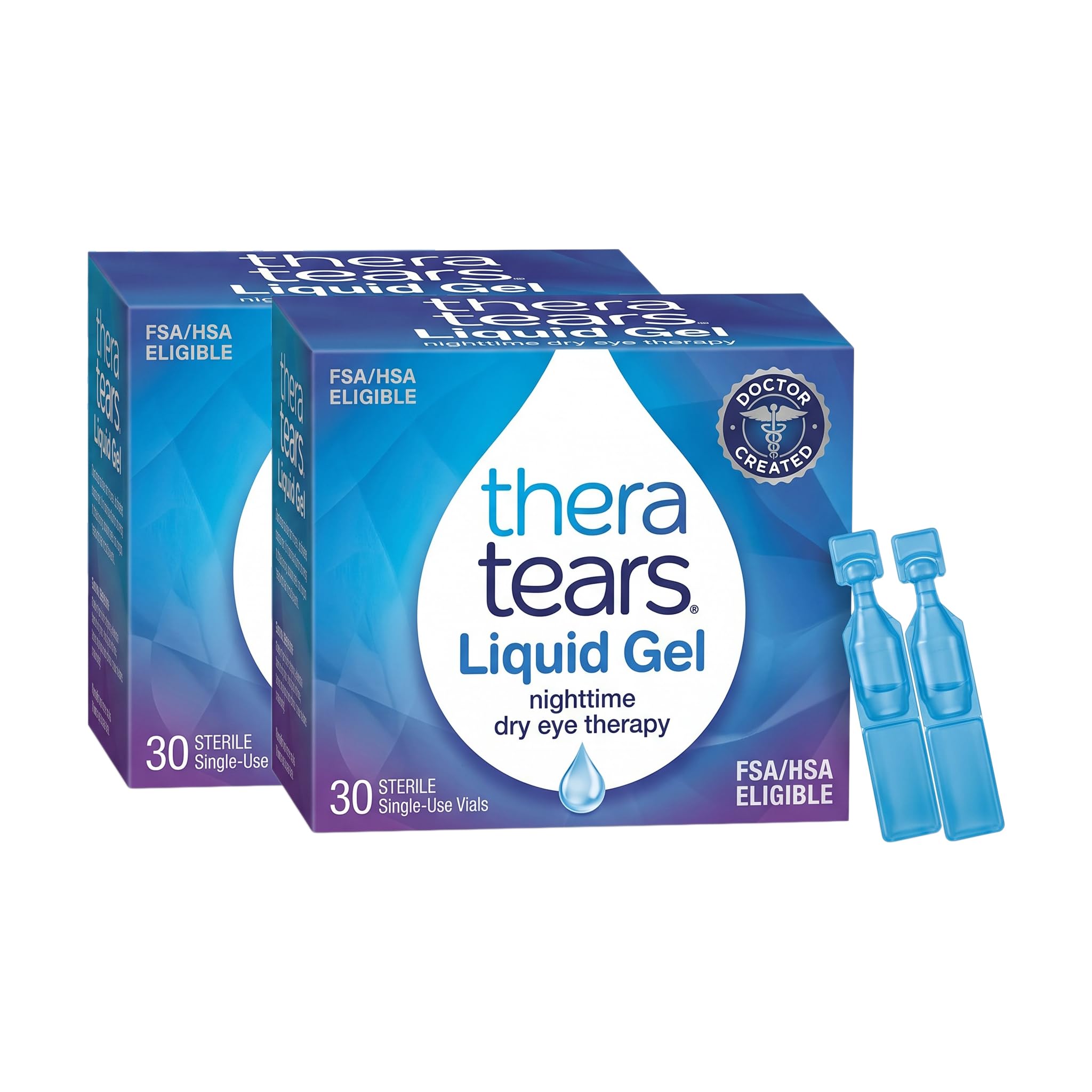 TheraTears Liquid Gel Nighttime, Preservative Free, Eye Drops, 30 Ct, 2 Pk — Amazon image 9