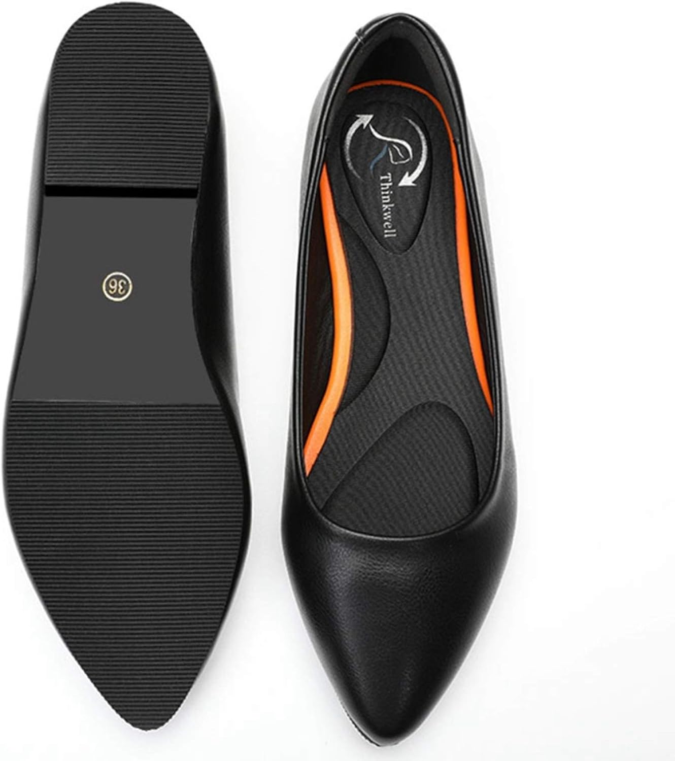 パンプス 22.0cm 小さいサイズ 痛くない ローヒール ぺたんこ 歩きやすい 旅行 疲れない ヒール 黒 走れる 脱げない ブラック 立ち仕事 外反母趾 おしゃれ フラットシューズ レディース靴 フォーマルパンプス