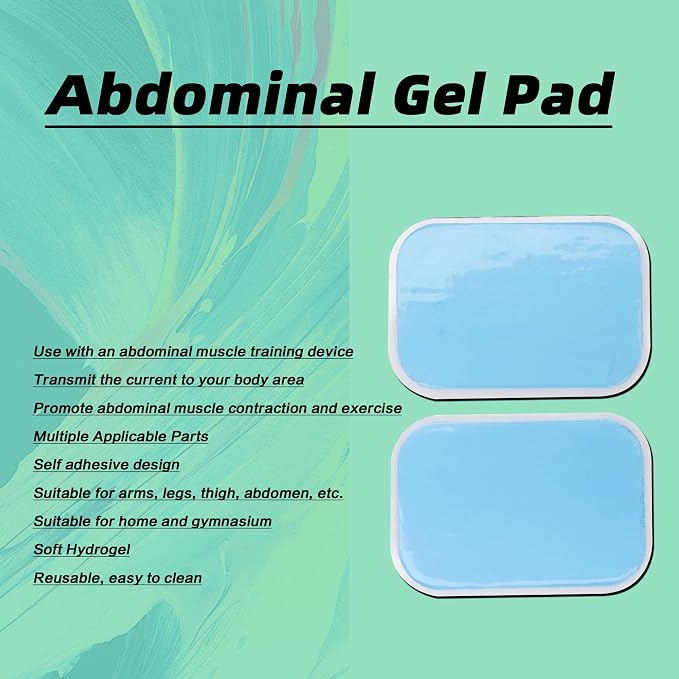 50 Piezas/25 Paquetes Gel Pads para Estimulador ABS Repuesto miniatura 4