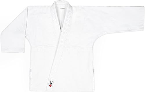 Miniatura 3 de MACS Judo Single Weave Gi - Uniforme unisex para niños y adultos con cinturón