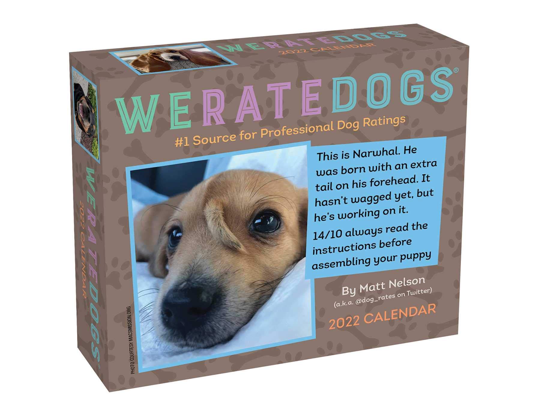 Andrews McMeel Publishing WeRateDogs 2022 Day-to-Day Calendar