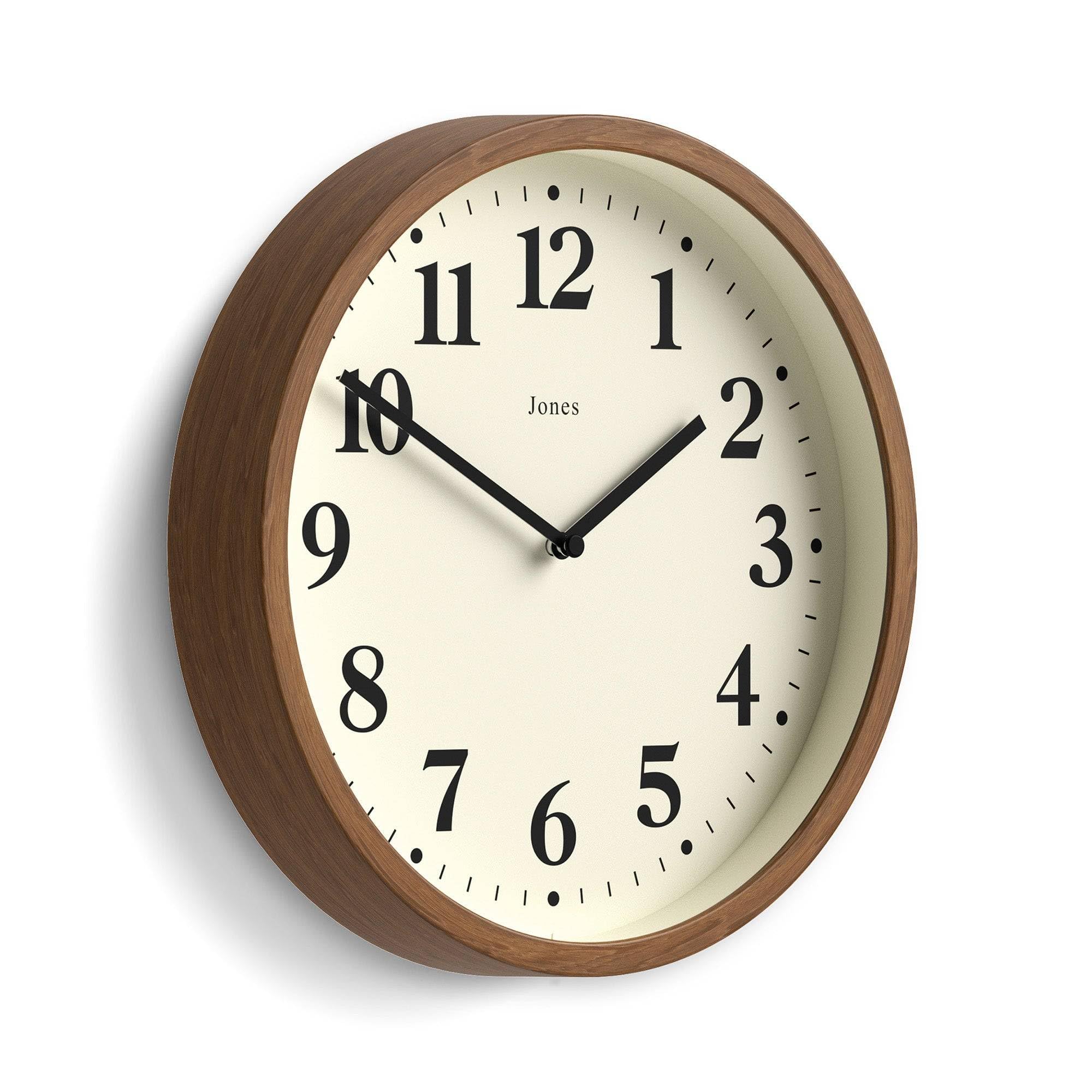 Amazon.com: JONES CLOCKS® Lodge wall Clock | Small Modern Clock