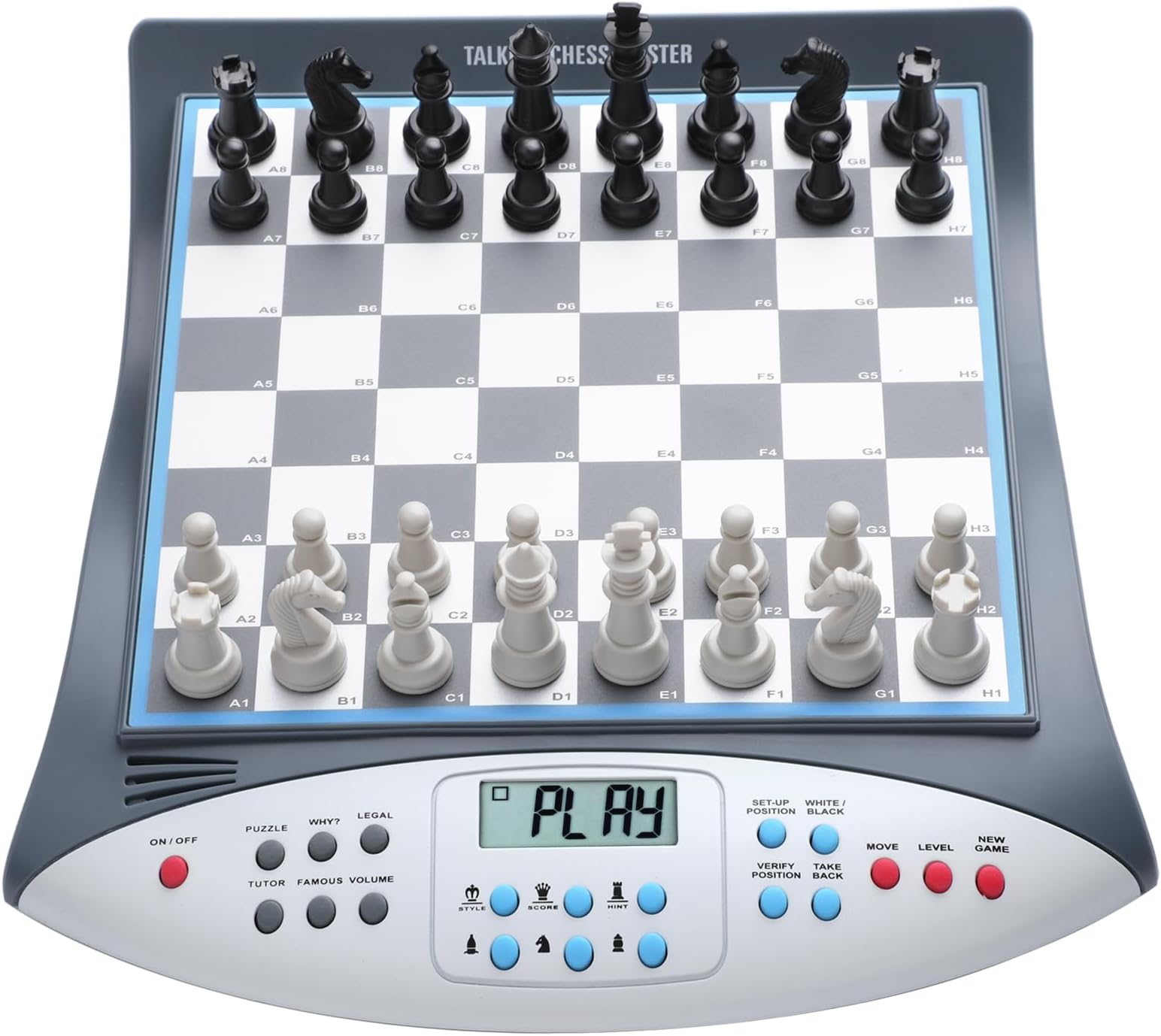 Electronic Chess Set with Voice Teaching System, Magnetic Computer Chess Game, Great Partner for Beginners & Improving Players, Electronic Chess Board Grows Your Chess Skills