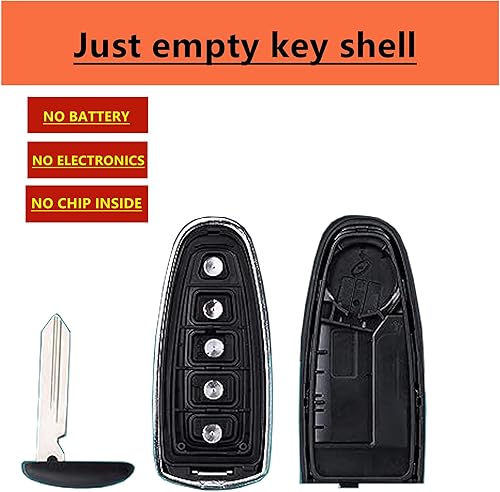 Miniatura 4 de Repuesto para llavero Ford compatible con Ford Flex Edge Focus Taurus Lincoln MKS MKT MKX entrada remota sin llave (for-I)