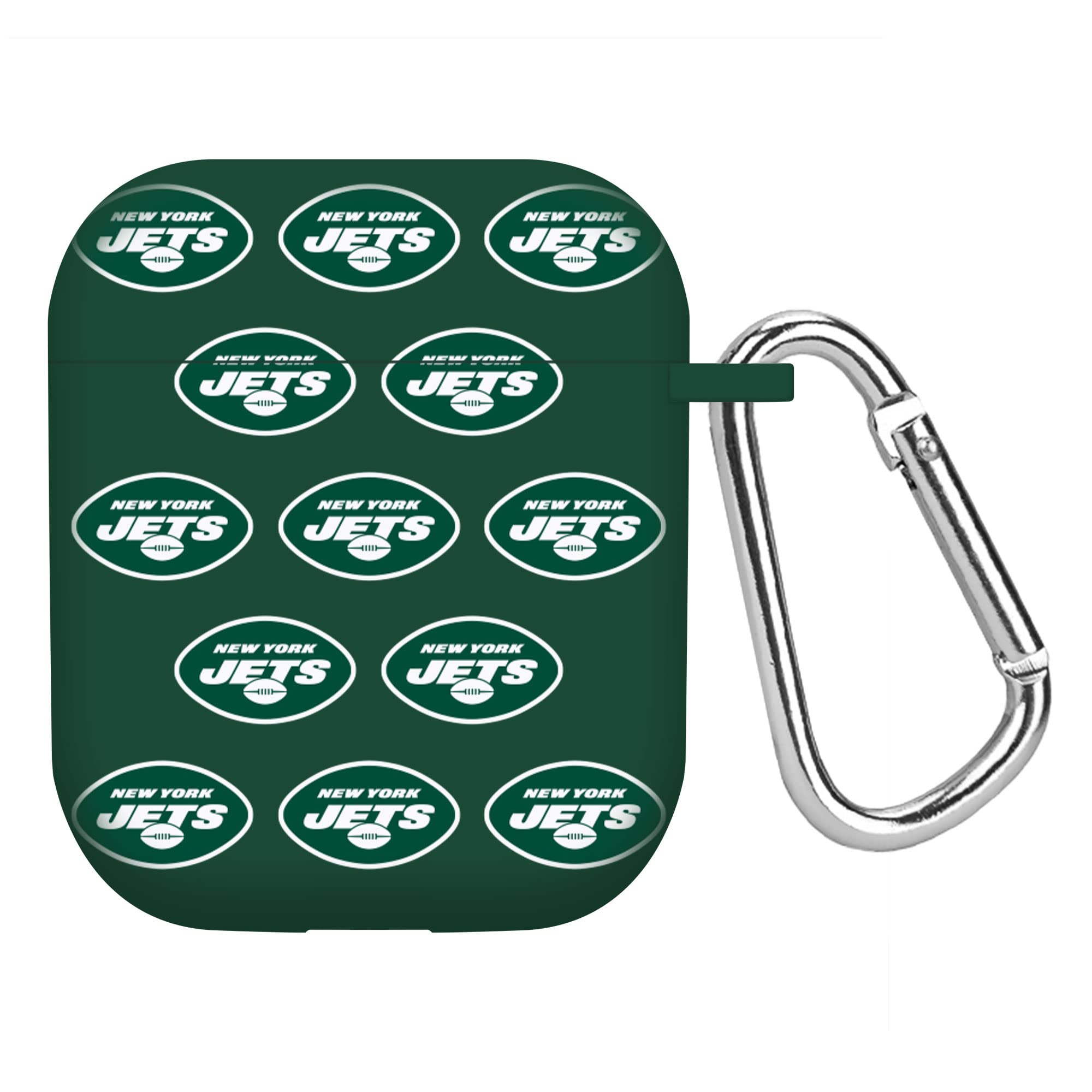 GAME TIME New York Jets HD Case Cover Compatible with Apple AirPods Generation 1 & 2 (Repeating)