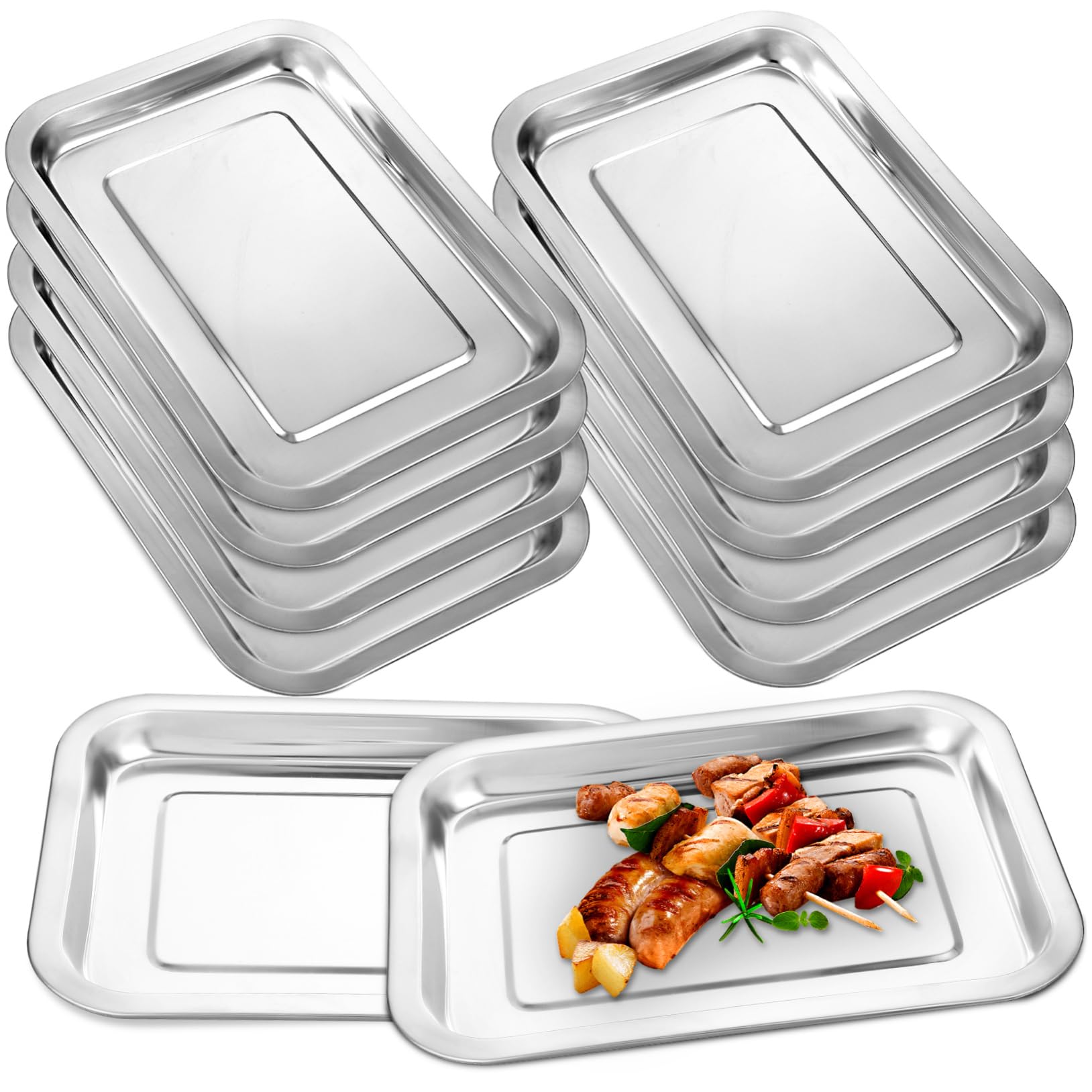 Plaques de cuisson antiadhésives en acier pour cookies pâtisseries et ustensiles barbecue