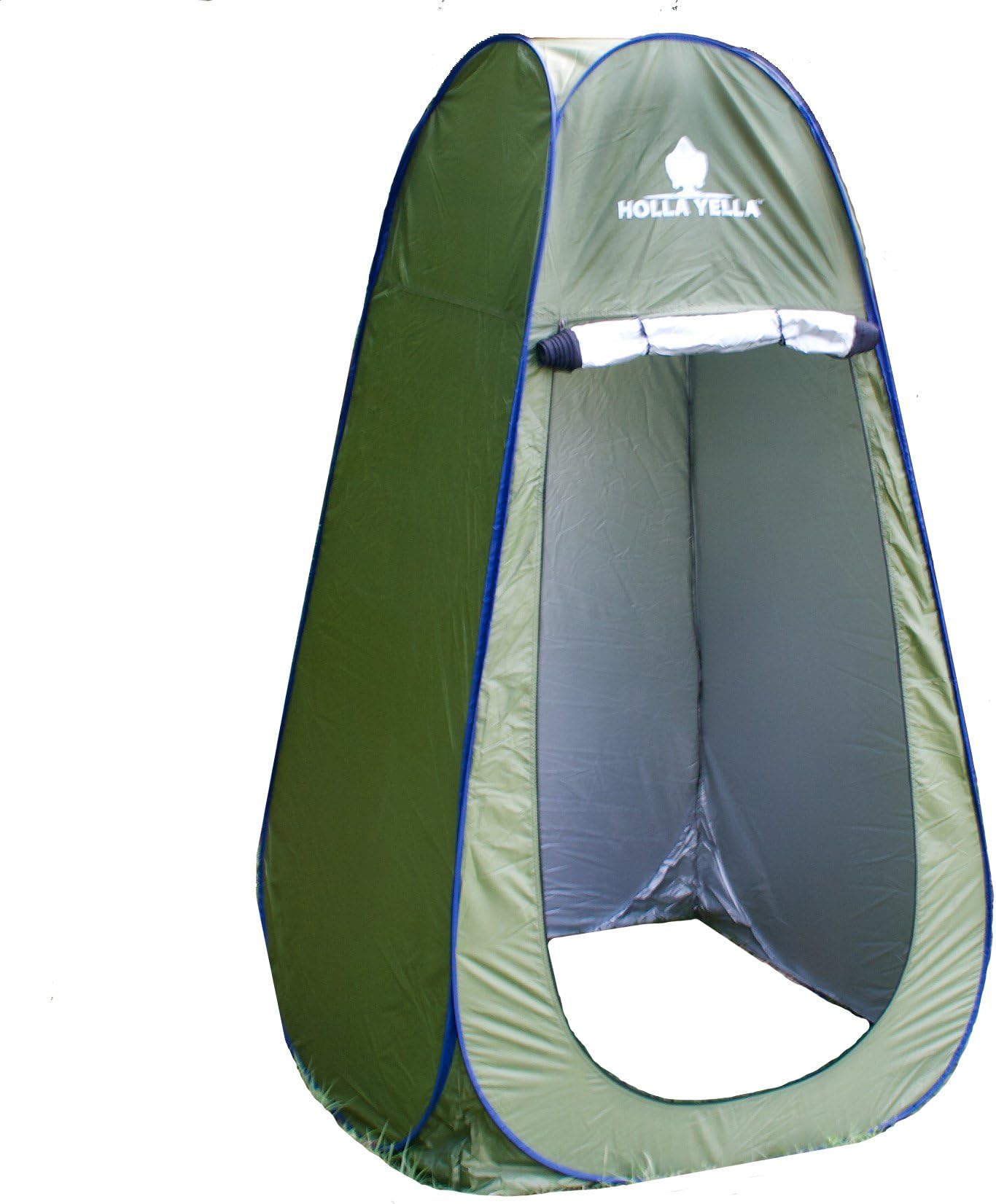 Holla Yella Extra Large Pop Up Privacy Tent - Tallest Available, Superior Light Blocking Fabric - Camping, Hiking Shelter Great for Shower, Changing, Baby Care - Instant Set Up, Portable, Lightweight