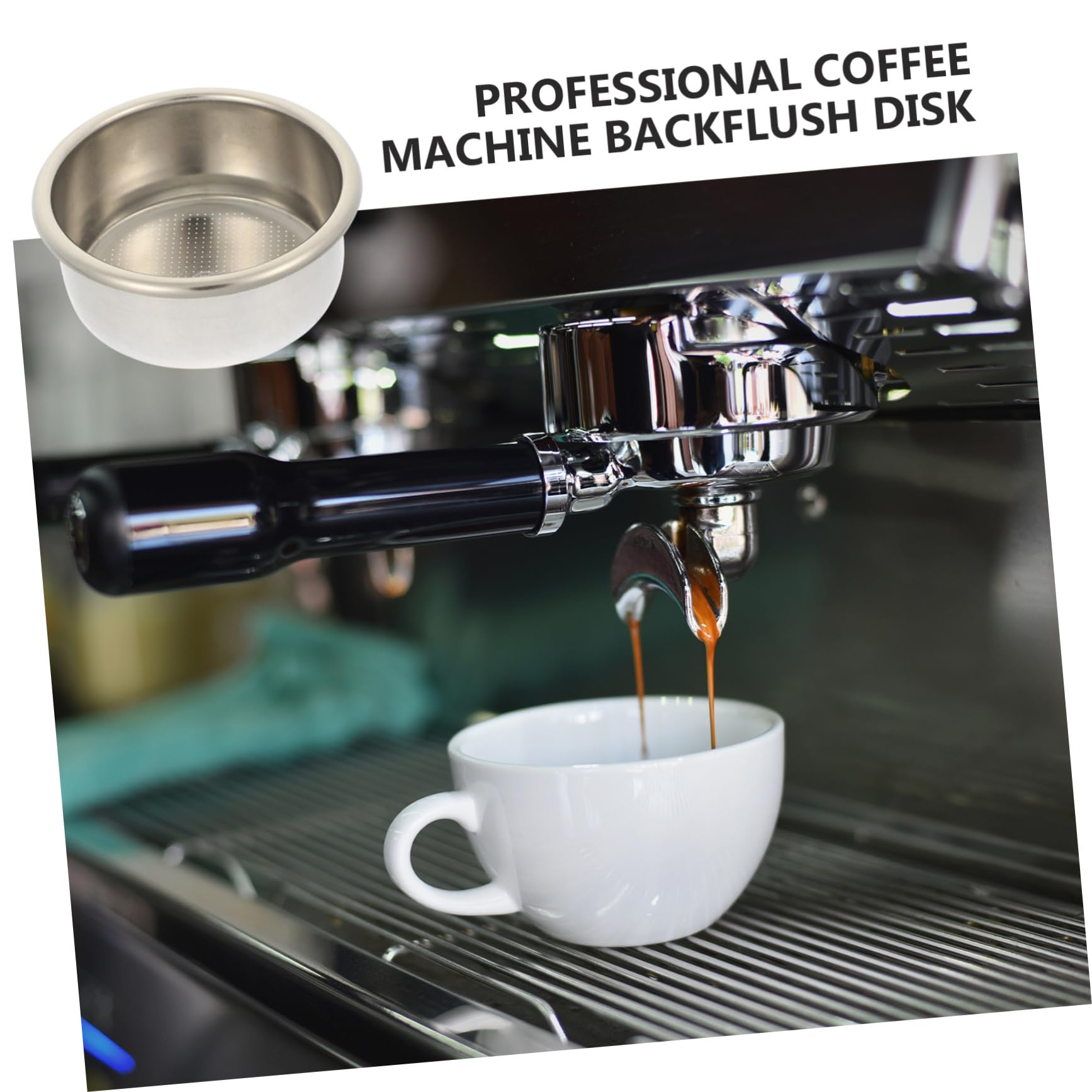 OSALADI 4piezas Cesta De Filtro De Café De Acero Inoxidable Para Cafetera Espresso Reutilizable y Fácil De Usar Compatible Varios Modelos Diseño De Múltiples Agujeros Para Café