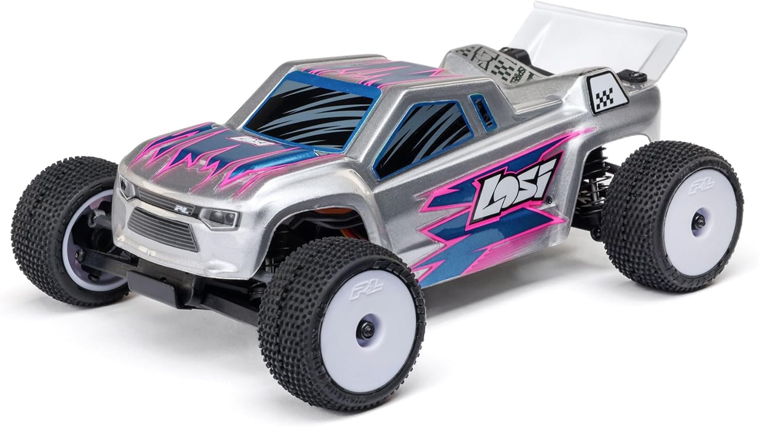 Losi Micro-T RC Car from front-side angle