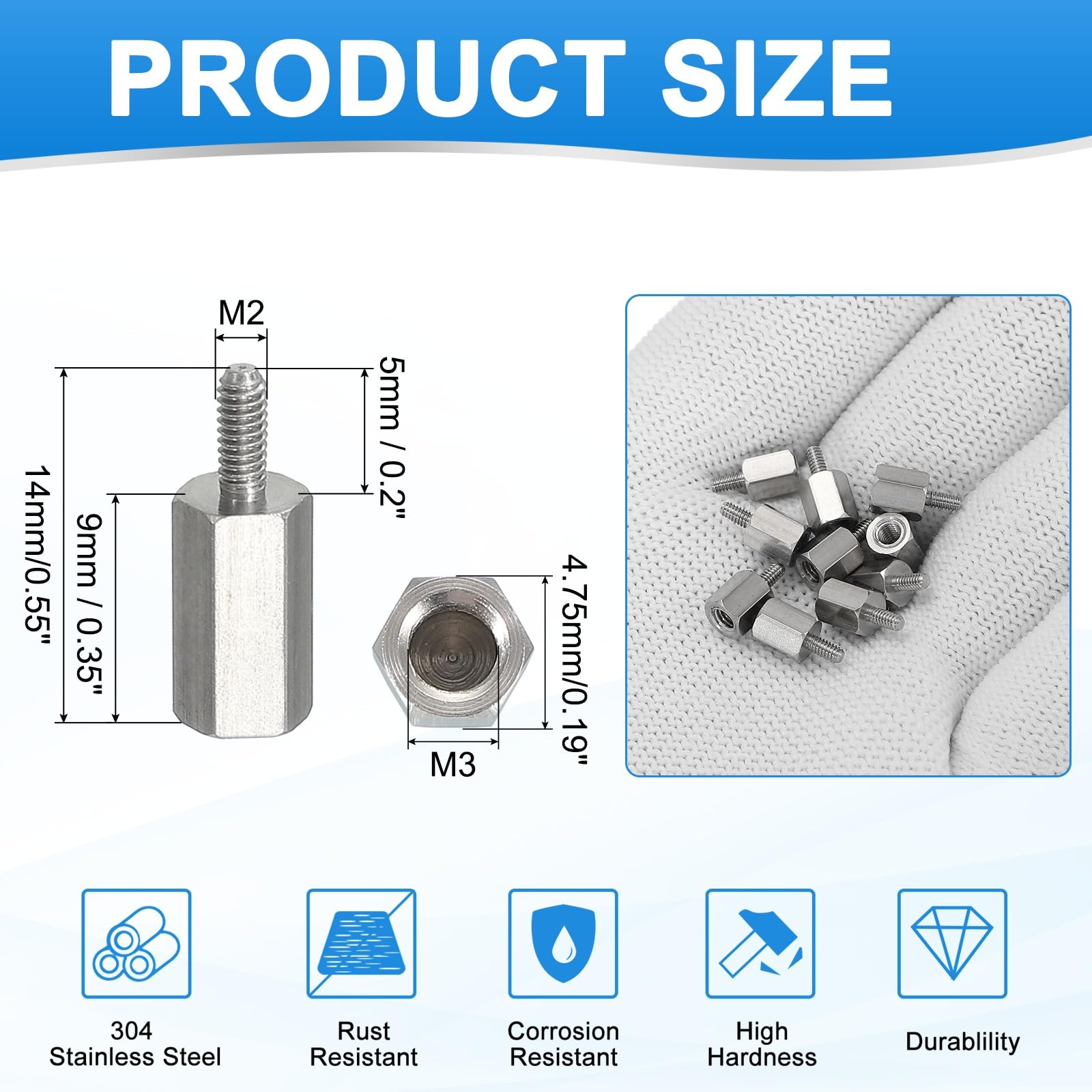 PATIKIL Standoff Screws - Image 2