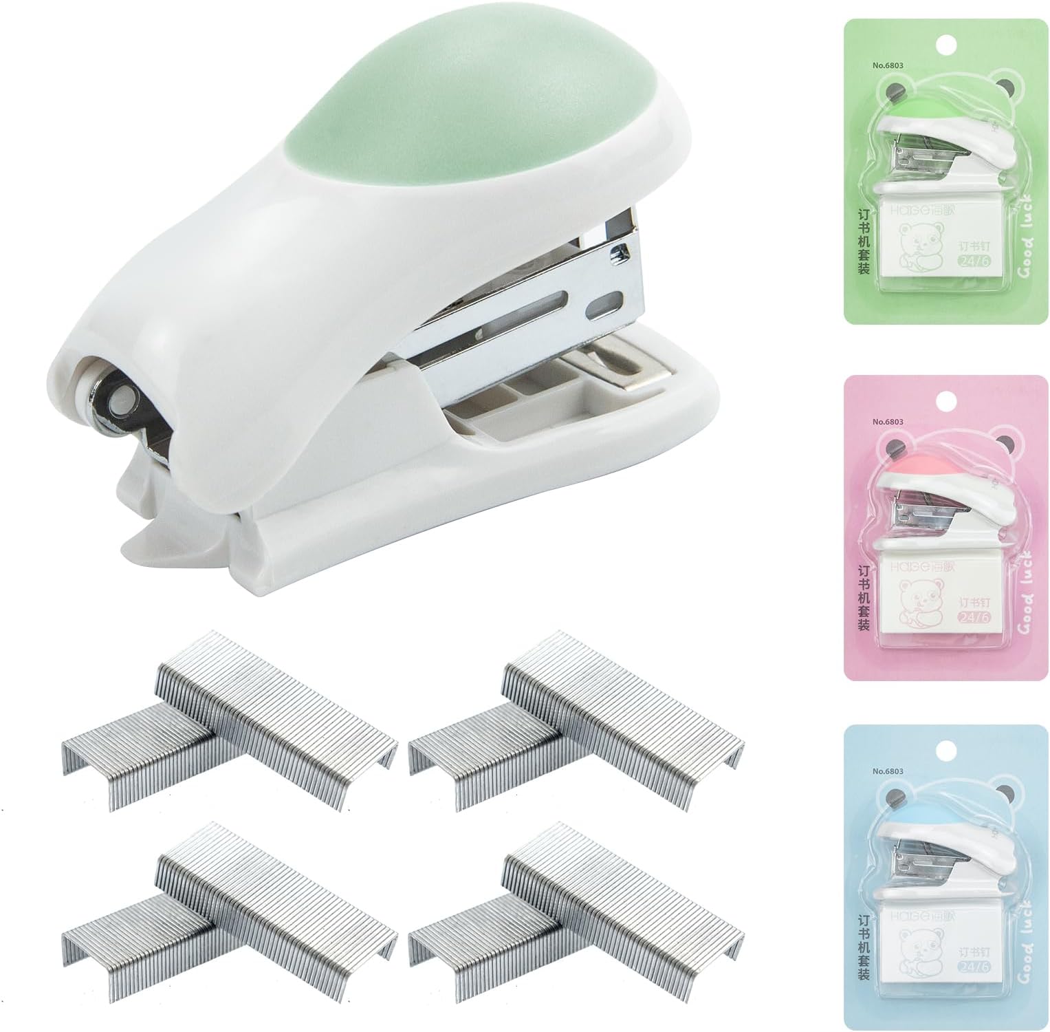 Cucitrice Tascabile Rapesco Bug Mini - Arancione, Con 1000 Punti 26/6mm - Foto 7