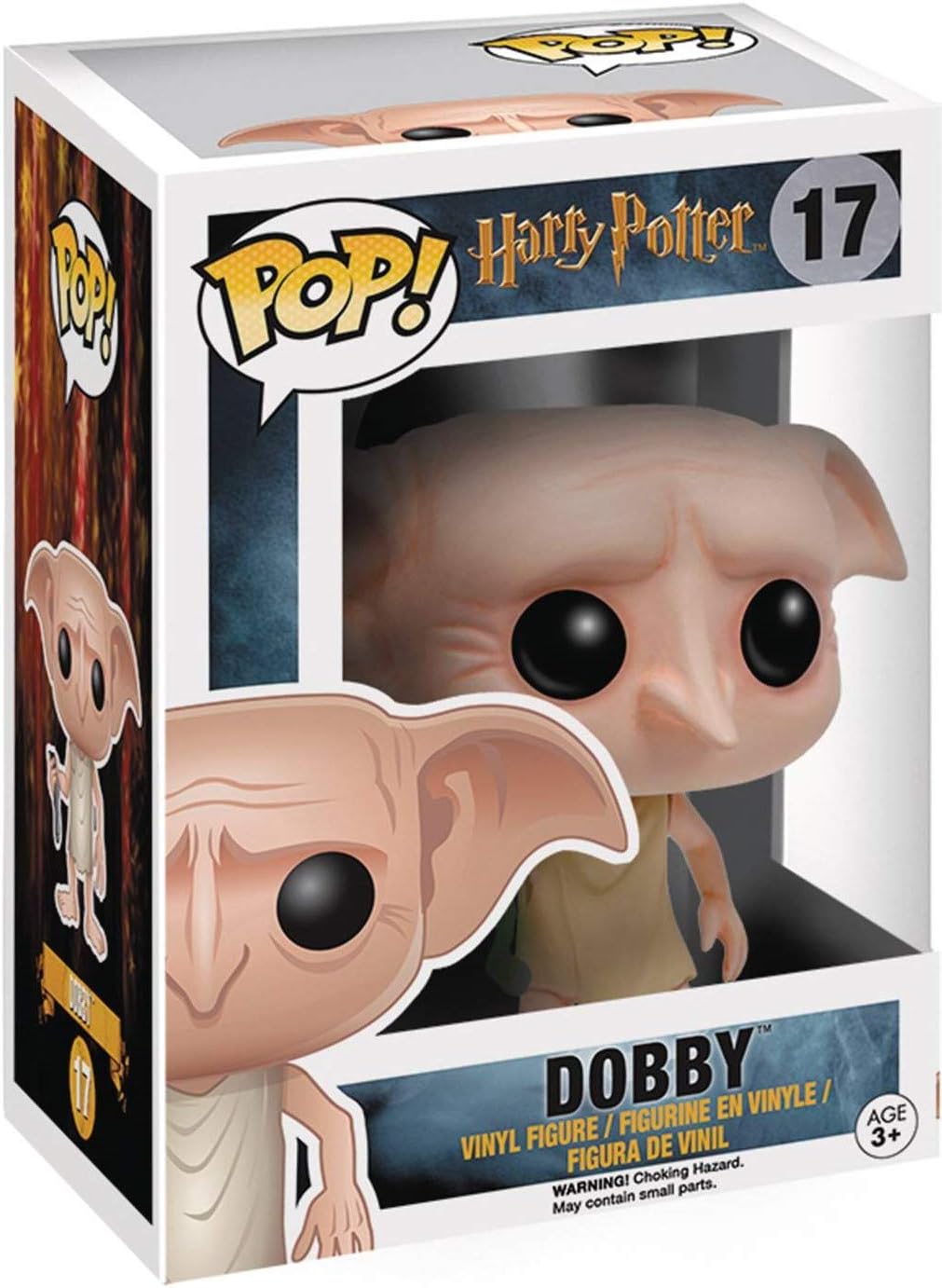 POP Harry Potter - Dobby Funko Vinyl Figure (Bundled with Compatible Box Protector Case), Multicolor, 3.75 inches