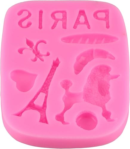 Miniatura 10 de Mujiang Molde de silicona para fondant de avión para cupcakes, decoración de pasteles, caramelo, chocolate, polimérico, goma de mascar, juego de 3