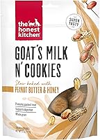 Vista 9 de The Honest Kitchen Human Grade Dog Treats Goat's Milk N' Cookies: Horneado lentamente con calabaza, bolsa de 8 onzas